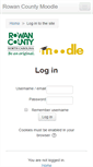 Mobile Screenshot of moodle.rowancountync.gov